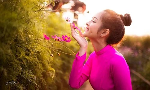 Nữ sinh có gương mặt đẹp nhất xứ Tuyên cười tỏa nắng