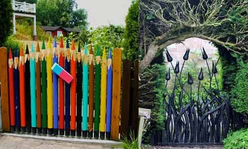 Ngắm những thiết kế cổng cực độc dành cho sân vườn