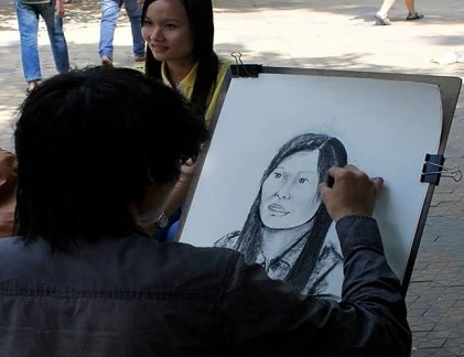 Ảnh cười Facebook: Anh ấy rất ít khi vẽ!