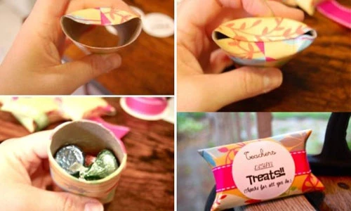 Biến tấu lõi giấy vệ sinh thành hàng hot