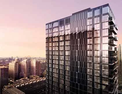 La liệt cao ốc hạng sang đang được rao bán