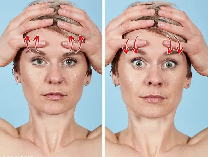 Bí quyết trẻ ra cả chục tuổi với 7 bài tập xoá nếp nhăn