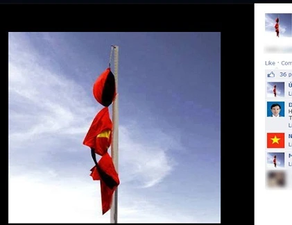 Cờ rủ “nhuộm đỏ” mạng xã hội