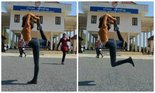 Xem “thánh chế ảnh” trổ tài khi được gái xinh nhờ vả