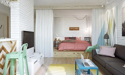 Xem căn hộ 45m2 thiết kế cực tinh tế