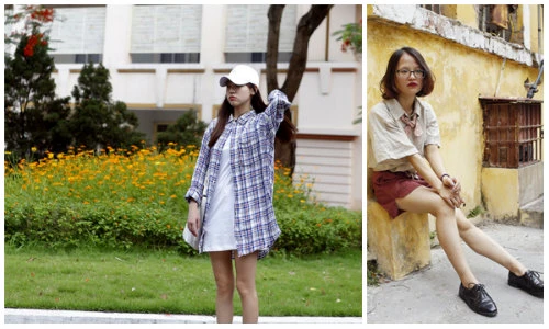Thời trang đầy phong cách của sinh viên Đại học Hà Nội