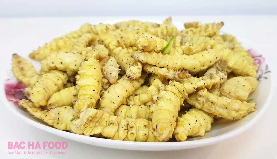 Kinh hãi với món tằm sắn – đặc sản đang vào mùa