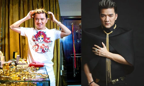 Loạt phụ kiện vàng ròng gây choáng của Đàm Vĩnh Hưng