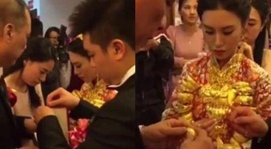 Thực hư clip đám cưới “ông - cháu”, cô dâu đeo 20kg vàng