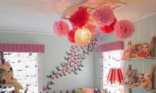 Những ý tưởng làm đèn hoa trang trí nhà dịp Tết