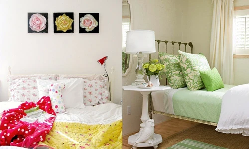 Cách trang trí phòng ngủ ngập tràn không khí xuân