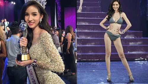 Hoa hậu chuyển giới đẹp mê ly dù phần dưới hơi “lỗi“