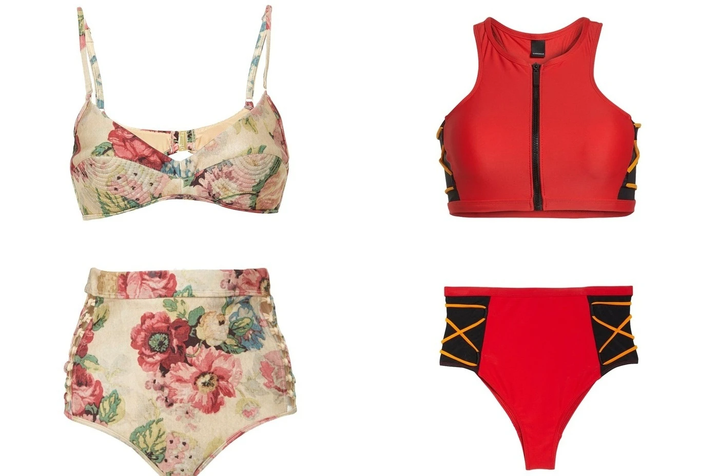 Loạt bikini cạp cao siêu yêu cho nàng béo tự tin đi biển ngày hè