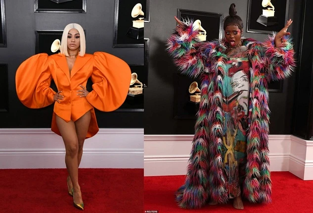 Ngán ngẩm thời trang gây sốc trên thảm đỏ Grammy 2019
