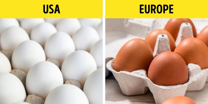 Kinh ngạc sự khác biệt của 10 thực phẩm ở Mỹ với các nước trên thế giới