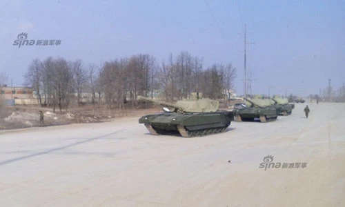 Nhìn gần siêu tăng T-14 Armata Quân đội Nga