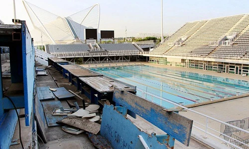 Xót xa loạt công trình xây dựng cho Olympic bị bỏ hoang