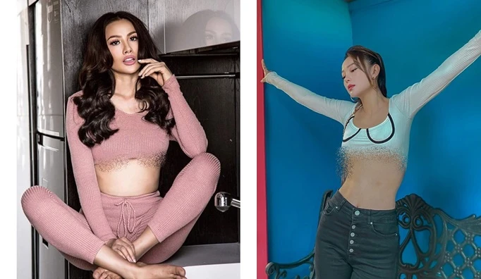 Sao Việt diện áo khoe chân ngực khiến fan “xịt máu mũi”