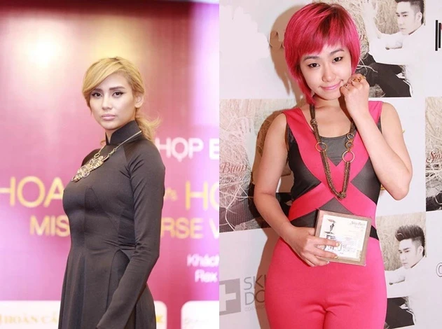 Những sao Việt hóa thảm họa khi nhuộm tóc màu nổi bật