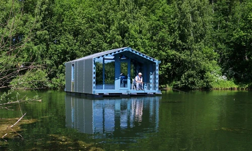 Khám phá kiểu nhà nổi nghỉ dưỡng độc đáo ở Nga