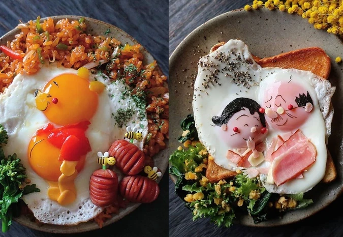 Bà mẹ gây sốt vì những món ăn trang trí đẹp mắt với hình thù ngộ nghĩnh