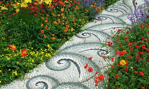 Mê mẩn những con đường đá trang trí vườn cho nhà đẹp