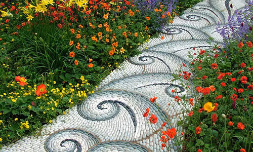 Mê mẩn những con đường đá trang trí vườn cho nhà đẹp