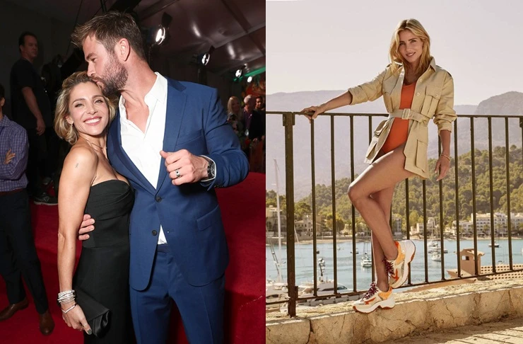 Vợ “Thần Sấm Thor” khoe nhan sắc và gu ăn mặc nóng bỏng ở tuổi U50