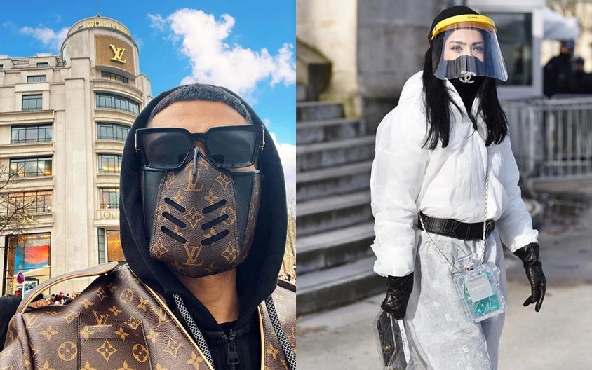 Khẩu trang hàng hiệu chống Covid-19 của hội con nhà giàu “chịu chơi“