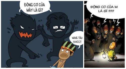 Dân mạng thi nhau chế ảnh “Động cơ của bạn là gì?"