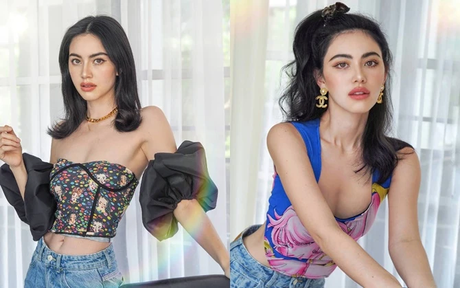 Mỹ nhân Thái Mai Davika vẫn lên đồ đẹp dù cách ly tại nhà vì Covid-19