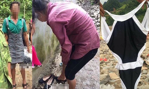 Ủng hộ bikini, váy, giày cao gót cho dân vùng lũ gây choáng