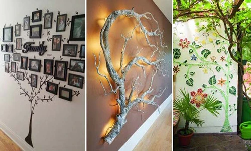 Những cách làm tranh tường trang trí nhà độc đáo