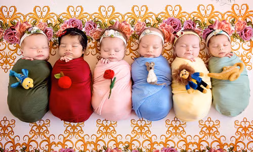 Tan chảy bộ ảnh đáng yêu của 6 nàng công chúa nhỏ