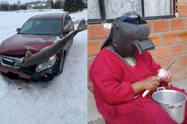 Những hình ảnh kỳ quặc chỉ có thể tìm thấy ở nước Nga