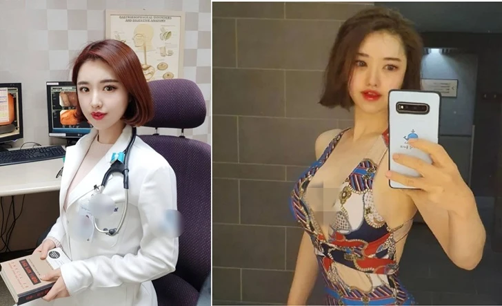Nữ bác sĩ Hàn cực "hot" nhờ vóc dáng nóng bỏng, ăn mặc gợi cảm