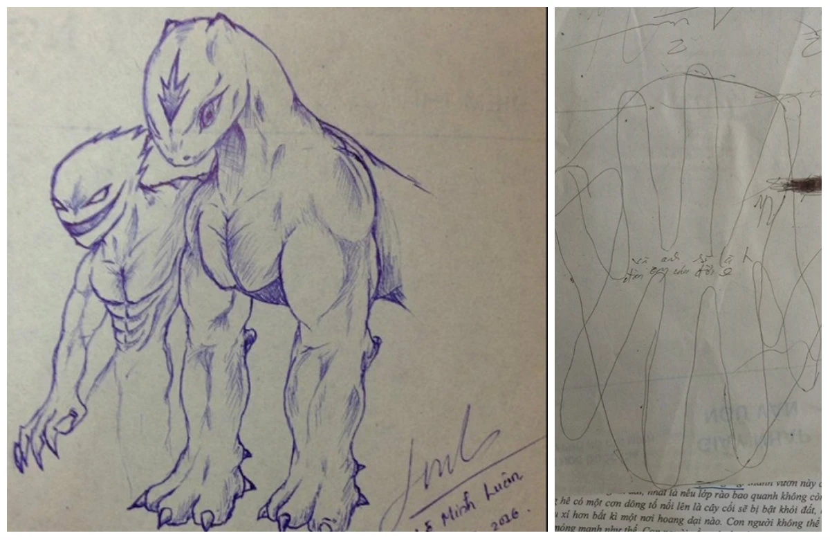 Loạt "siêu phẩm giấy nháp phòng thi" gây sốt của sĩ tử