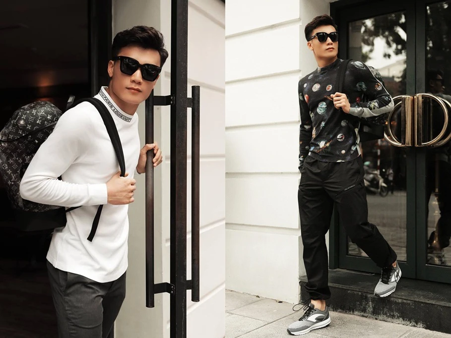 Thủ môn Bùi Tiến Dũng được khen hết lời với loạt trang phục hàng hiệu