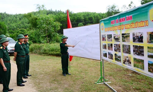 Thăm vườn cây, nhà bếp Lữ đoàn 74, Tổng cục II