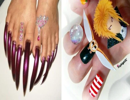 Những bộ móng tay, móng chân hài hước khó đỡ (2)