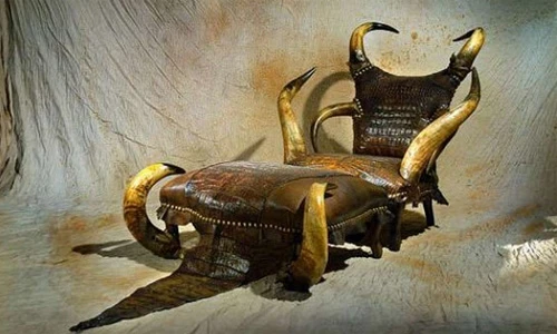 Nội thất da thú kịch độc trong nhà đại gia