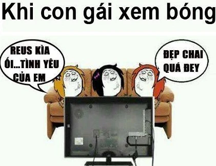 Sự khác nhau giữa con gái và con trai khi xem bóng