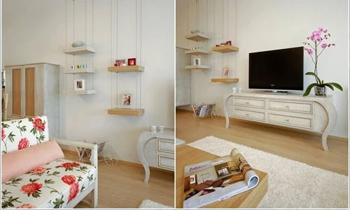 Những cách trang trí nhà đẹp lạ với giá treo đồ