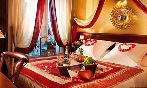 Trang trí phòng ngủ lãng mạn cho ngày Valentine