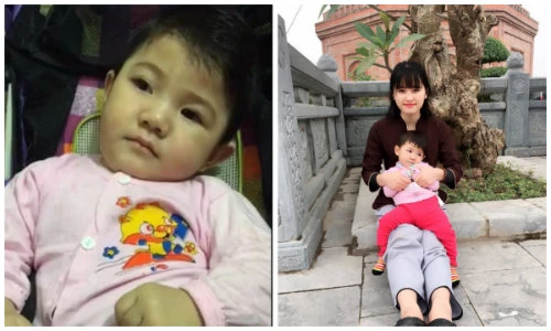 Ảnh năm mới của bé 14 tháng nặng 3,5kg bên "tiên nữ"