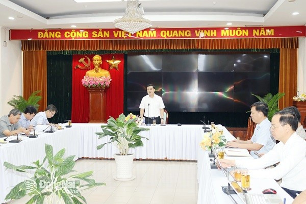 Toàn cảnh buổi làm việc. Ảnh: Hoàng Lộc dong-nai-1.jpg