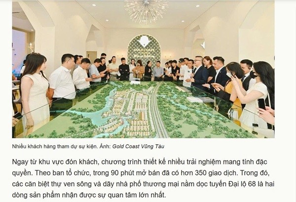 Ảnh chụp một phần bài báo ghi nhận lại sự kiện giới thiệu dự án. anh-4-5919.jpg