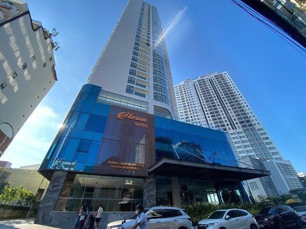 Dự án tổ hợp khách sạn, căn hộ Hoàn Kiếm nay có tên là Marina Suites. Ảnh: Phùng Quang hoan-kiem-3.jpg
