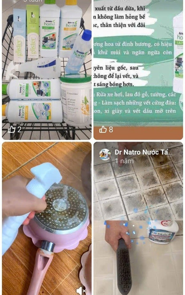 Nước tẩy rửa rao bán trên chợ mạng. Ảnh chụp màn hình anh-1-11.jpg