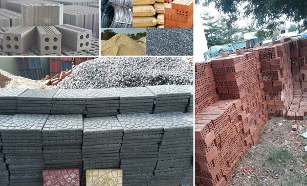 Giá vật liệu xây dựng tăng ở một số mặt hàng chủ lực như thép, cát, đá, xi măng… Ảnh minh họa anh-vat-lieu-xd.jpg